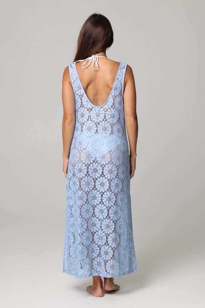 Sunburst Maxi Tank Dress