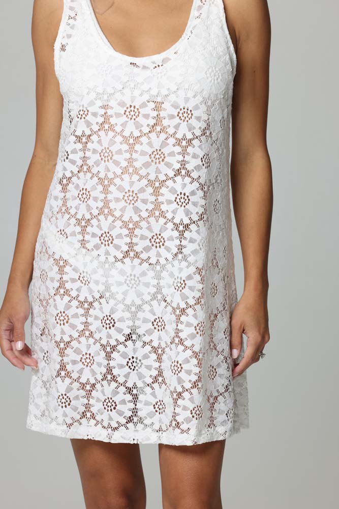 Sunburst Mini Tank Dress