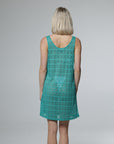 Diamante Scoop Neck Tank Dress