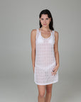 Diamante Scoop Neck Tank Dress