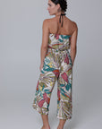 Funky Palm Bandeau Jumpsuit