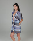 Praia Drawstring Kimono