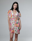 Zinnia Plunging Neck Kaftan