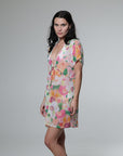 Zinnia Plunging Neck Kaftan