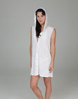 Ipanema Sleeveless Button Down Hoodie