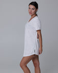 Santorini Short Sleeve V-Neck Tunic