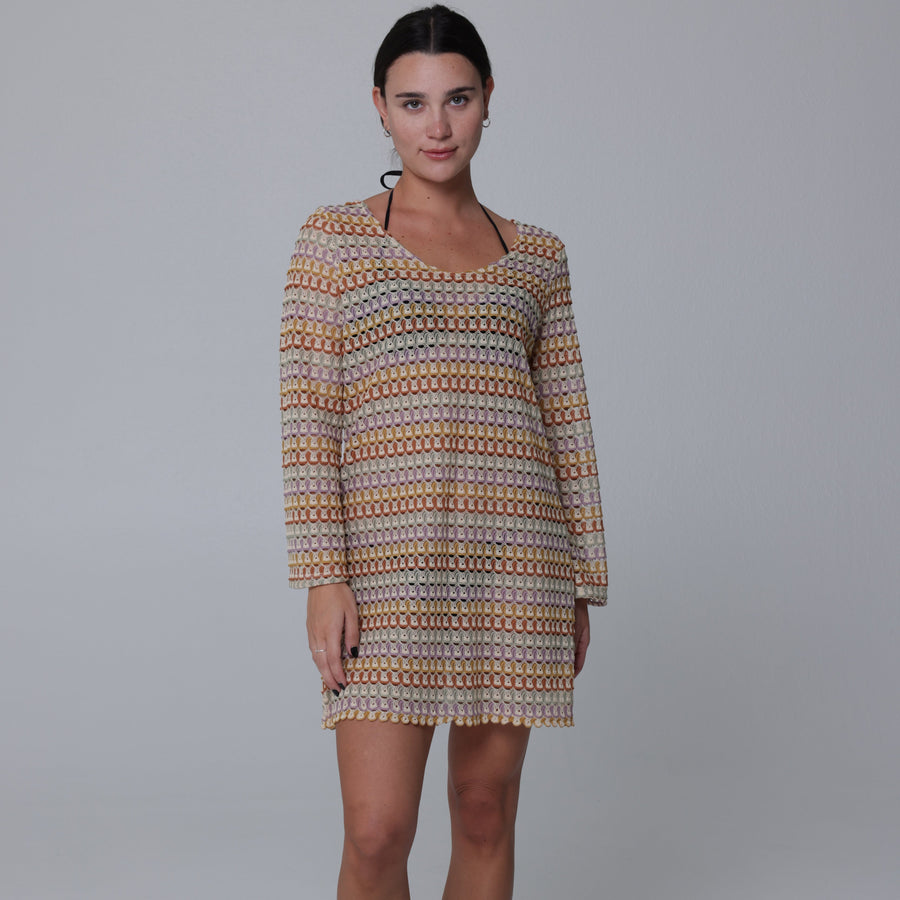 Aruba Bell Sleeve Scoop Neck Tunic