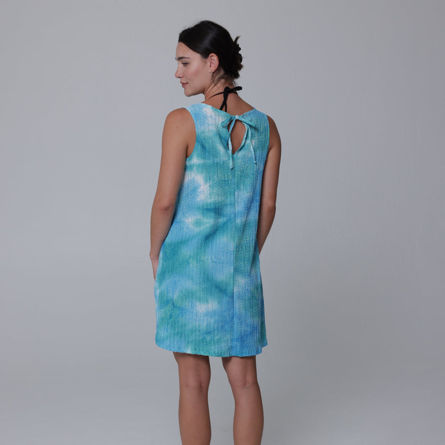 Ocean Tie-Back Dress