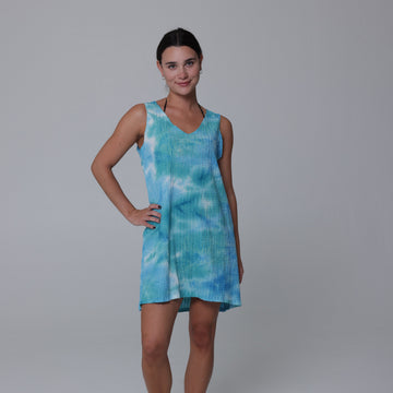 Ocean Tie-Back Dress