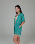 Diamante Open Front Kimono