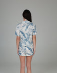 Côte d'Azur Short Sleeve Button Down Shirt
