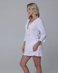 Maldives Lace Neck Tunic