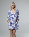 Del Cabo Lace Neck Big Shirt