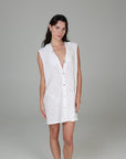 Ipanema Sleeveless Button Down Hoodie