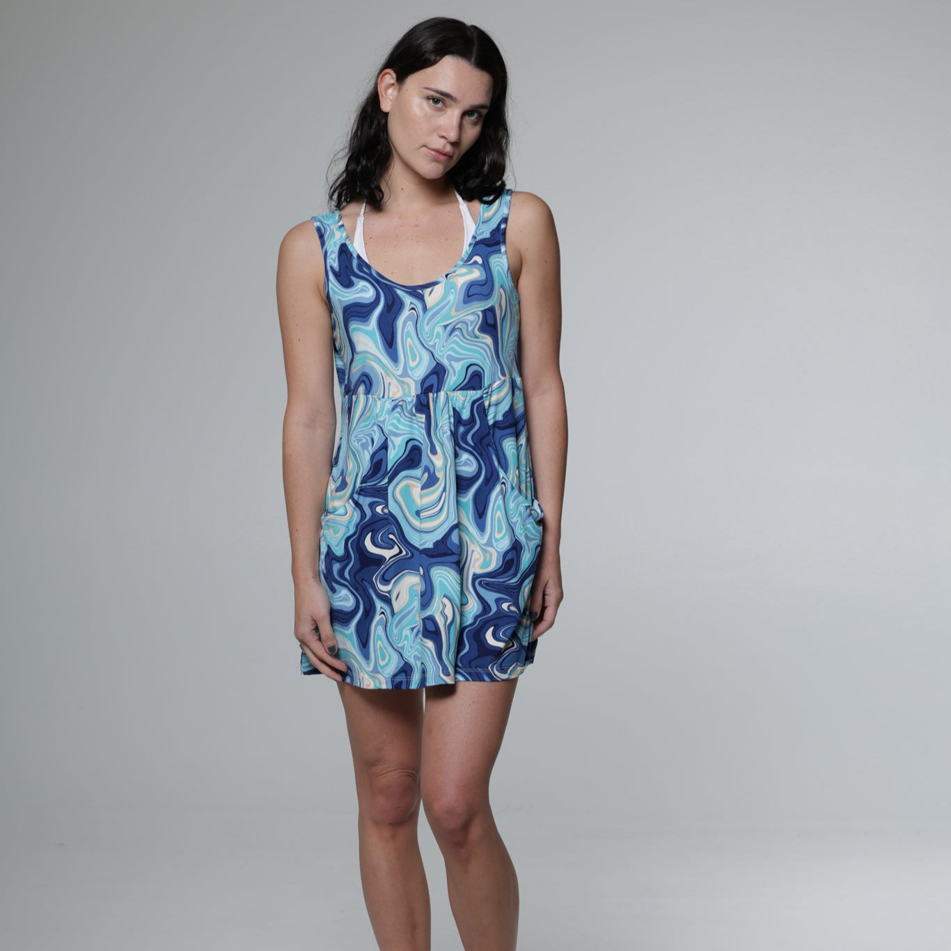 Swirls Deep Pocket Dress